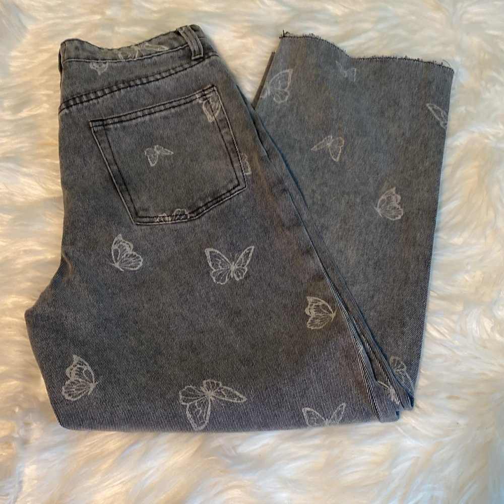 Simple Society High Rise Ankle Straight Leg Size 7/28